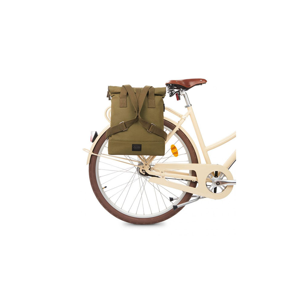 Sacoche City Backpack by Weather Goods Sweden Olive