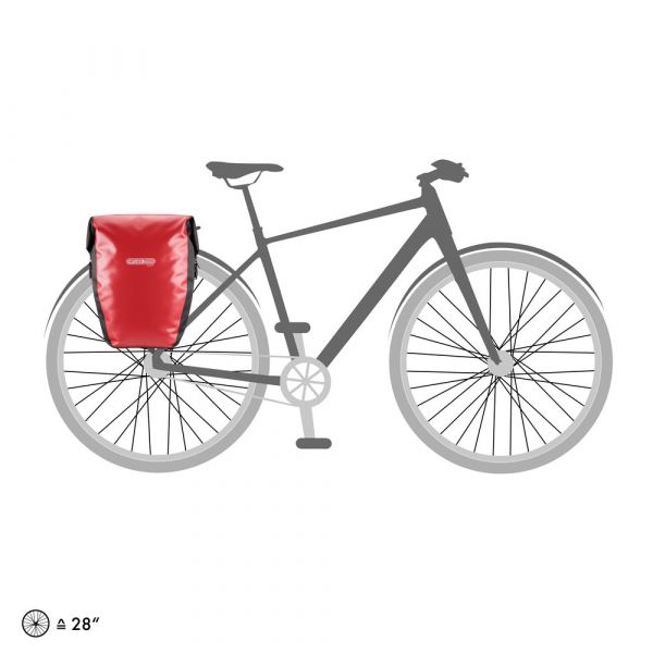 Sacoche Ortlieb Roller Back city Red